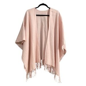 PORTOLANO Wool Shawl Wrap Pink